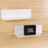 OAPRIRE White Floating Shelves Wall Mounted Set of 2, Acrylic Hanging Shelves for Bedroom, Office