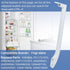 AMI PARTS 5304486359 Refrigerator Door Handle (Left) for Fri-gidaire, Replaces 242059501, 242059504