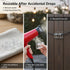 40 Pack Large Outdoor String Light Hooks - Reusable & Waterproof Adhesive Clips for Patio & Garden - Damage-Free, Clear