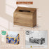 YANGQIHOME Acacia Hand Towel Box Cover Compatible with Kleenex Disposable Paper Hand Towels, Wall Mounted Paper Towel