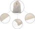 Pangda 30 Pack Cotton Muslin Drawstring Bags for Gifts (5 x 7 Inch)