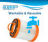 HQRP 2-pack Dust Cup Filter - Compatible with Eureka Vacuum Cleaners, DCF-3 DCF3 62136A Replacement