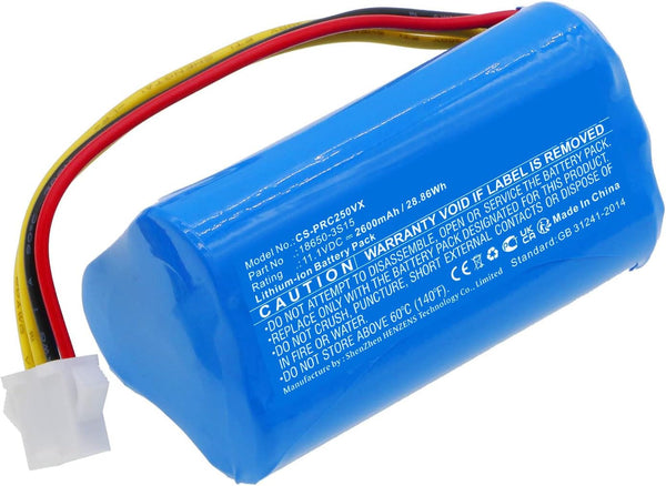 Vacuum Battery for Pure Clean PUCRC25 PUCRC25_0 PUCRC26B Scarlett Robot Vacuum Cleaner