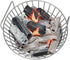 14 inch Stainless Charcoal Basket for Large Big Green Egg Grill, Charcoal Grill Ash Basket fits Kamado Joe Classic, BGE