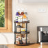 3 Countertop 10.2" 10.2" 18.5", Snughome Lazy Susan Organizer, Tier Rotating Spice Rack, Turntable Lazy Susan Kitchen