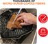 Set Proud Grill Q-Swiper XL Scrub-Clean BBQ Grill Cleaner - Long Bristle-Free Brush with Scraper & Scrub-Clean Reusable