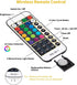 Minetom Color Changing Fairy String Lights, 33 ft 100 LED USB Silver Wire Lights with Remote and Timer, 16 Colors