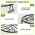 8" 9" 10" 11" 4-Pack Wrought Iron Plant Stands for Outdoor & Indoor Use, Heavy Duty Rustproof Metal Pot Stand Holder