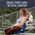 Everlasting Comfort Stadium Seats with Back Support - Adjustable Memory Foam Bleacher Chairs with Back and Cushion