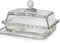 Clear Glass Butter Dish with Lid Covered Butter Container for Tabletop &