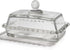 Clear Glass Butter Dish with Lid Covered Butter Container for Tabletop &