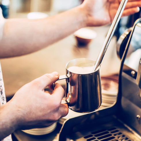 Milk Frothing Pitcher, 12 Oz Stainless Steel Espresso Cup for Frothing