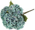 Artificial Flowers Silk Hydrangea Flowers, 5 Heads Fake Flower Bunch Bouquet for Home Wedding Party Decor