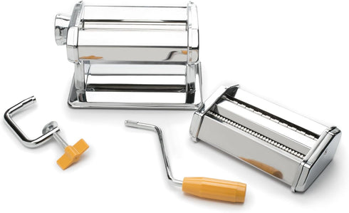 57666 8 14 6.5 inches Fox Run Pasta Maker Machine/Roller, Stainless Steel x x