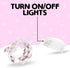 20ct 7 (2 Silver Buffalo Sanrio Hello Kitty Strawberry Dress Decorative String Lights, Feet Long, Battery Powered AA
