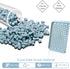 WIBIMEN Mini Ice Cube Trays, 104x3PCS Small Ice Cube Tray for Chilled Drinks, Coffee, Juice (3 Pack Blue Ice Trays)