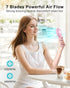 TriPole Mini Handheld Fan, Battery Operated, Portable, Speed Adjustable, USB Rechargeable, Pink for Kids, Women, Men,