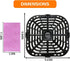 Air Fryer Grill Plate for Instants Vortex Plus Gourmia GAF680/685 6QT, Upgraded Nonstick Crisper Plate Tray Rack