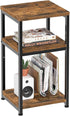 Simple Trending Side Table, End Table Night Stand, 3 Tiers Shelf for