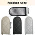 4 Pcs Hot Handle Covers, Cast Iron Skillet Handle Covers,Ultimate Heat-Resistant Cast Iron Handle Covers for Safe Cooking Non-Slip, Reusable, and Comfortable Protection for Your Hands by Motroce