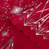 60 Inch LUSHVIDA Christmas Round Table Cloth Washable Water Resistance Holiday Microfiber Tablecloth Decorative Table