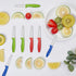 Paring Knife Set of 6 PCS, 3.5 Inch Stainless Steel Fruit & Vegetable Knives, Comfortable Multi-Color Handles