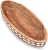 NIRMAN Mango Wood Decorative Bowl for Table Centerpiece, Dining Living Room Home Kitchen Décor (14" x 6" x 2.3")