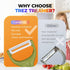 6-Pack Set Trez Treamer Vegetable Peelers for KitchenY Ceramic Peeler Safe Potato Peeler for Apple Veggie Carrot Fruit