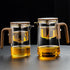 800ML/27OZ Witchcraft Magic Glass Teapot with Infuser Strainer and Lid for Loose Leaf Tea Herbal, Magnetic Water