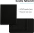 Hiasan Black Rectangle Tablecloth, 54 x 80 Inch, Waterproof & Wrinkle Resistant for Dining, Party, Outdoor Use