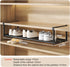 Closet, (Black-1Pcs) Hanging Shoe Organizer for Expandable Rack Organizer Under Cabinet Shelf - for Kitchen, Book