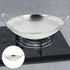 BESTonZON Stainless Steel Wok Pan, Everyday Pan, Korean Pan, Mini Wok Cookware, Non Stick Deep Frying Pot, Metal