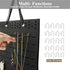 Hanging Earrings Organizer, Earring Holder with 20 Hooks, Holds Up to 300 Pairs, Compact Design for Women Girls