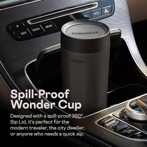 Commuter 18 360 17 oz Corkcicle Cup Travel Mug - Insulated Coffee Mug with Lid - Keeps Drinks Cold Hours - Spill-Proof
