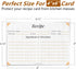 4x6 Recipe Card Protectors, 105 PACK - Thick Clear Recipe Card Covers with 56 Divider Labels, Plastic Sleeves