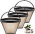 Reusable Coffee Filters for Ninja Coffee Maker, 3Pcs Cone Coffee Filters 4, Replace Cuisinart Coffee Maker Filter 4