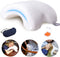 Sleeping Cuddle Pillow for Couple, Memory Foam Arched U-Shaped Arm Hole Pillow,