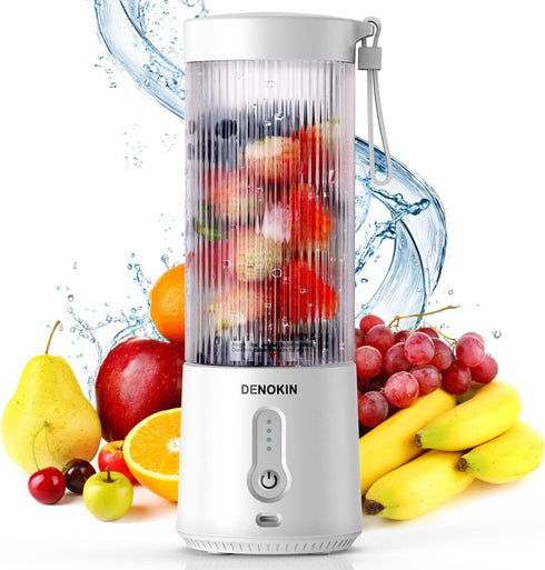 Portable Personal Size Blender for Smoothies and Shakes - USB Rechargeable - Household Fruit Mixer