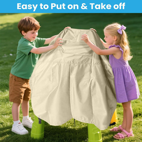 Summer Step2 420D OKPOW Water Table Cover for Kids - Outdoor Toys Cover Compatible with Water Play Table - Oxford