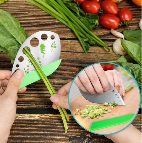 Boorika 9-Hole (2) Herb Stripper Stainless Steel Herb Peeler for Quick Leaf Stripping Multi-Purpose Kale, Rosemary