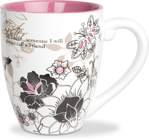 Mark My Words Sister Mug, 20-Ounce Capacity, 4-3/4-Inch