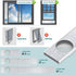 Portable Air Conditioner Window Kit with Foam Insulation, Adjustable Seal Panels for AC Hose, Fits Single Double Hung
