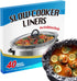 ECOOPTS Slow Cooker Liners (40 Liners), 13" × 21" Pot Liners for 3-8 Quarts, Disposable Cooking Bags BPA Free