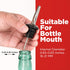 48 Pack Stainless Steel Bottle Pourers for Alcohol, Liquor, and Wine - Bar Accessories, Spouts for Bottles