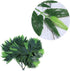 50pcs Artificial Green Bamboo Leaves for Home Hotel Office Decoration (Fake Green Plants)
