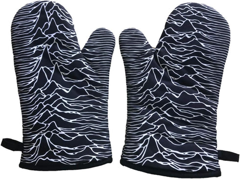 Joy Division Oven Gloves, Pair of Mitts