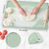 Silicone Baking Mat 24" x 16", Extra Thick Dough Rolling Mat with Measurements and Edge Heightening, Non-stick Food Grade Silicone Pastry Mat for for Pastry, Bread, Cookies, Pizza, Fondant, Pasta by volikos