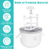 SIMBIKOO 4.5 2-Quart Frozen Frozen Ice Cream Maker Attachment for KitchenAid Stand Mixer, Kithcen aid Ice Cream Maker
