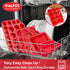 Walfos Muffin Pan Set - 12 Cups Regular Silicone Cupcake Pan, Non-stick, BPA Free, 2-Piece
