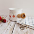 YumCute Home 4 Inch 17 Oz Enamel Milk Pot, Small Saucepan Butter Warmer with Wooden Handle for Heating Smaller Liquid
